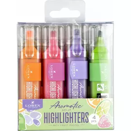 Набор Lorex Rich fruit pastel маркеров текстовыделительные ароматизированные 4 шт