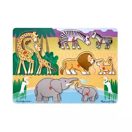 Набор Melissa&amp;Doug Мои первые пазлы Сафари: 8 элементов