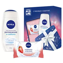 Набор Nivea Клубничный Уход 2 предмета