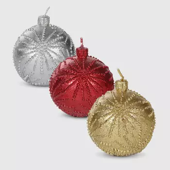 Набор новогодних свечей Ad trend NY 5,5 см 2 шт в ассортименте