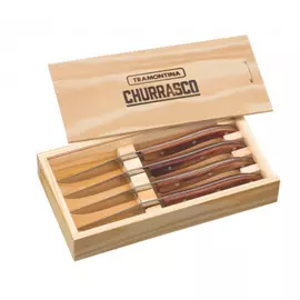 Набор ножей 4 пр в подарочной упаковке churrasco Трамонтина