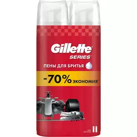 Набор пен для бритья Gillette Conditioning 250 мл + Sensitive Skin Для чувствительной кожи 250 мл