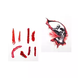 Набор переводных тату Long Cheng Yiwu City 3D Хэллоуин