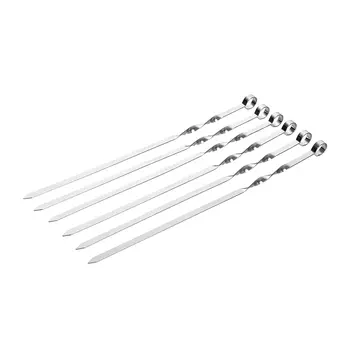 Набор плоских шампуров 45см 6шт 61326