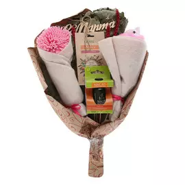 Набор подарочный букет Банные штучки поздравляю 8 марта