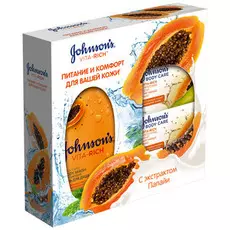Набор подарочный Johnson's Папайя 3 предмета