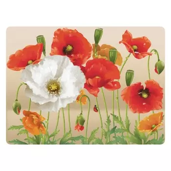 Набор подставок GenLex Маки 4 шт пробка