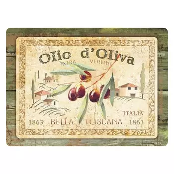 Набор подставок GenLex Олива 4 шт пробка