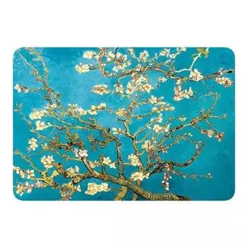 Набор подставок+костеры GenLex Цветки миндаля 4 шт пробка