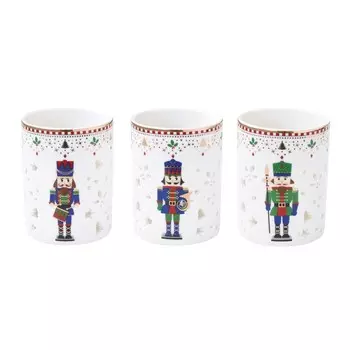 Набор подсвечников Easy life щелкунчик 6,5х9 см 3 шт