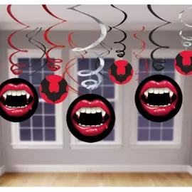 Набор подвес декораций Amscan Europe GMBH летучие мыши и вампир