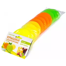 Набор полиэтиленовых крышек для банок Martika Колор 12 шт