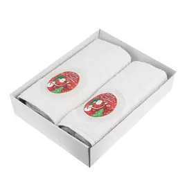 Набор полотенец 2шт Rebeka символ года 70х140/50х90