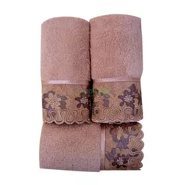 Набор полотенец Softcotton Lalezar 3 шт 32х50 см Brown