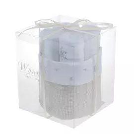 Набор полотенец в корзинке Wonne Traum "Кристалл" 4 шт