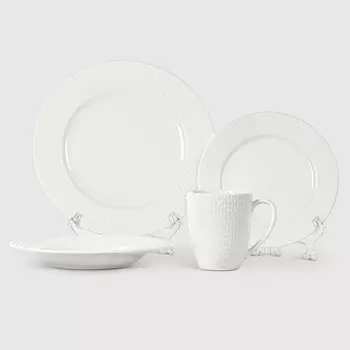 Набор посуды White Rabbit Woven из 16 предметов