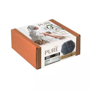 Набор Pure bases мочалка-спонж и скраб 200 мл