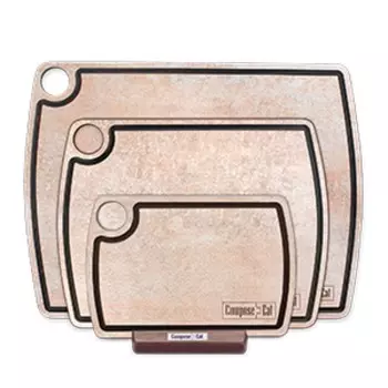 Набор разделочный досок ComposeEat композитный на подставке порфир кремовый 3 предмета