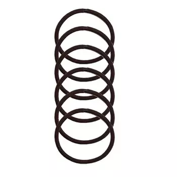 Набор резинок Lady Pink Basic чёрный 6 шт