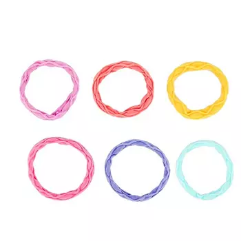 Набор резинок Lady Pink цветной 6 шт