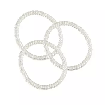 Набор резинок-пружинок Lady Pink Slinky белый 3 шт