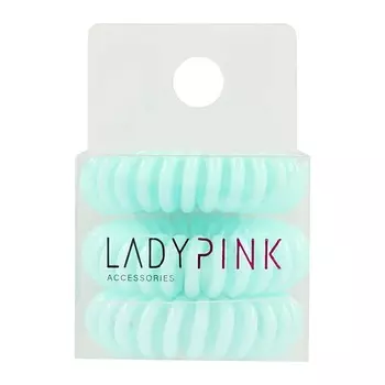 Набор резинок-пружинок Lady Pink Slinky box голубой 3 шт