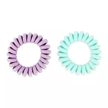 Набор резинок-пружинок Lady Pink Slinky цветной текстиль 2 шт