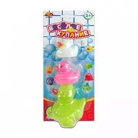 Набор резиновых уточек для ванной Abtoys Веселое купание из 3 предметов