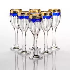 Набор рюмок Crystalite Bohemia Сафари 50 мл 6 шт