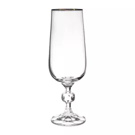 Набор рюмок для шампанского Crystal Bohemia Claudia 180 мл 6 шт