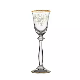 Набор рюмок для водки Crystal Bohemia angela 60мл 6шт зеленый