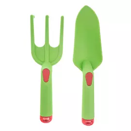 Набор садовый 2 предмета (совок, вилка) (1/50) feona 126-0002 / aj1145 Россия пром