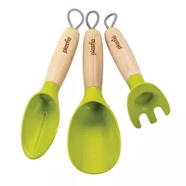 Набор садовый Plastia 3 предмета зелёный