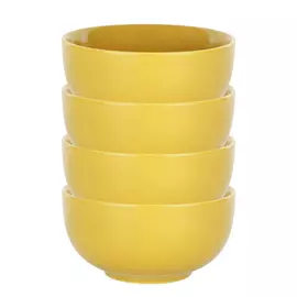 Набор салатников Top Art Studio Желтый карри 14 см 4 шт