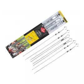 Набор шампуров Forester Супер-сет для крупных кусков мяса 6 шт