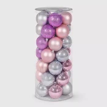 Набор шаров Linhai jinnuo фиолетовый 35 шт 7 см