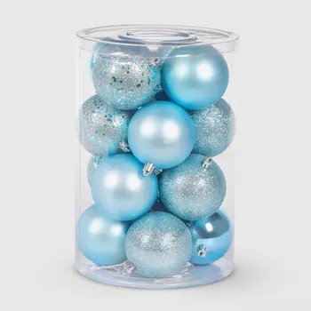 Набор шаров Linhai jinnuo голубой 16 шт