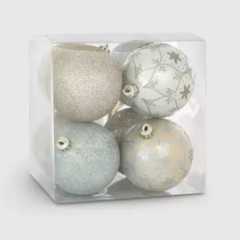 Набор шаров на елку Unique Treasures, 8 шт