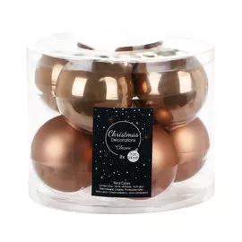 Набор шаров в тубе Kaemingk 7 см 8 шт стекло