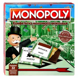 Набор шоколада Gamesformotion Монополия 144 г
