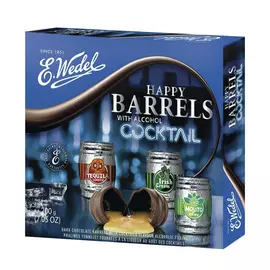 Набор шоколадных конфет E.Wedel Happy Barrels Cocktail с начинкой 200 г