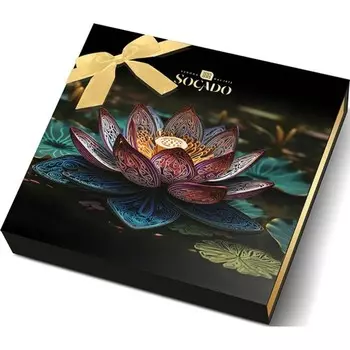 Набор шоколадных конфет Socado Black lotus пралине 200 г