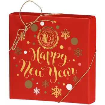 Набор шоколадных пралине Bolci ChirIstmas, Красный, 100 г