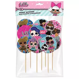 Набор шпажек для канапе. Lol. 2шт