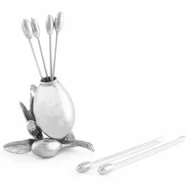 Набор шпажек с подставкой Vagabond House Оливковая роща из 7 предметов