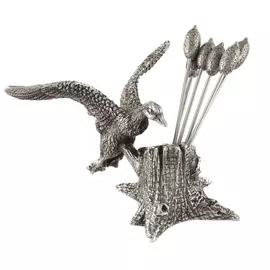 Набор шпажек с подставкой Vagabond House Утка из 7 предметов