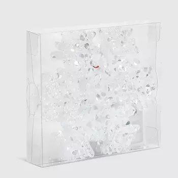 Набор снежинок Golden Art с блеском 12,7 см 4 шт