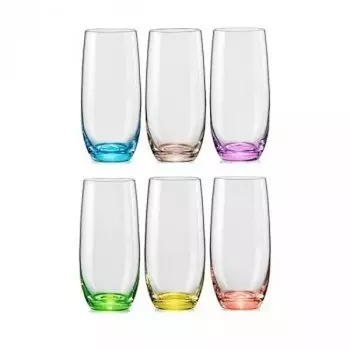 Набор стаканов Crystalex клаб ассорти 350 мл 6 шт