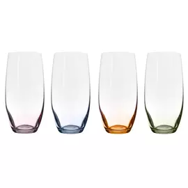 Набор стаканов Crystalite Bohemia Шарли/Арлекино 4х470 мл