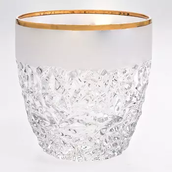 Набор стаканов для виски Bohemia Jihlava Nicolette золото, матовое напыление 350 мл 6 шт